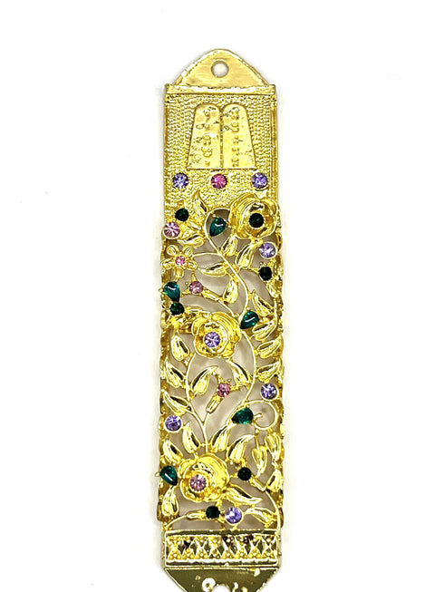 Contemporary The 10 Commandments Mezuzah